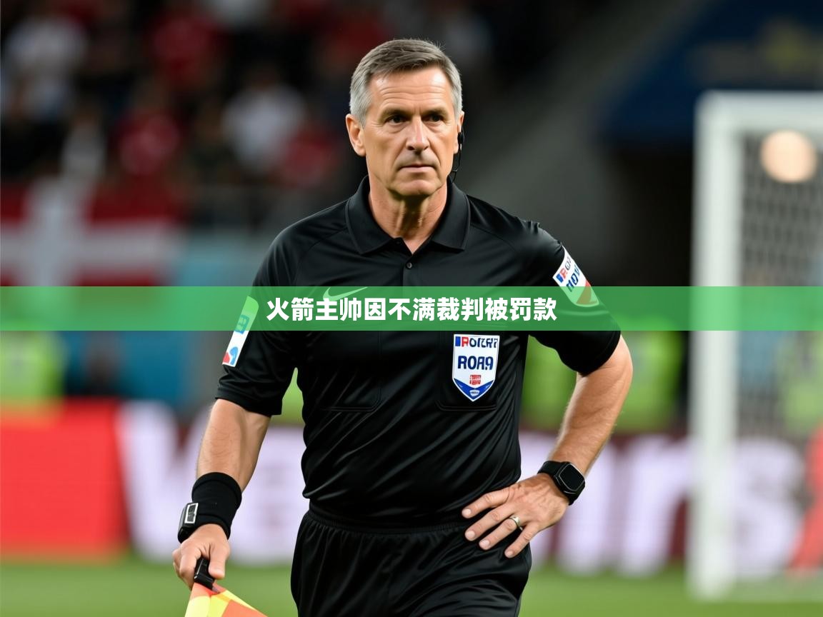2025米兰体育平台登录入口火箭主帅因不满裁判被罚款